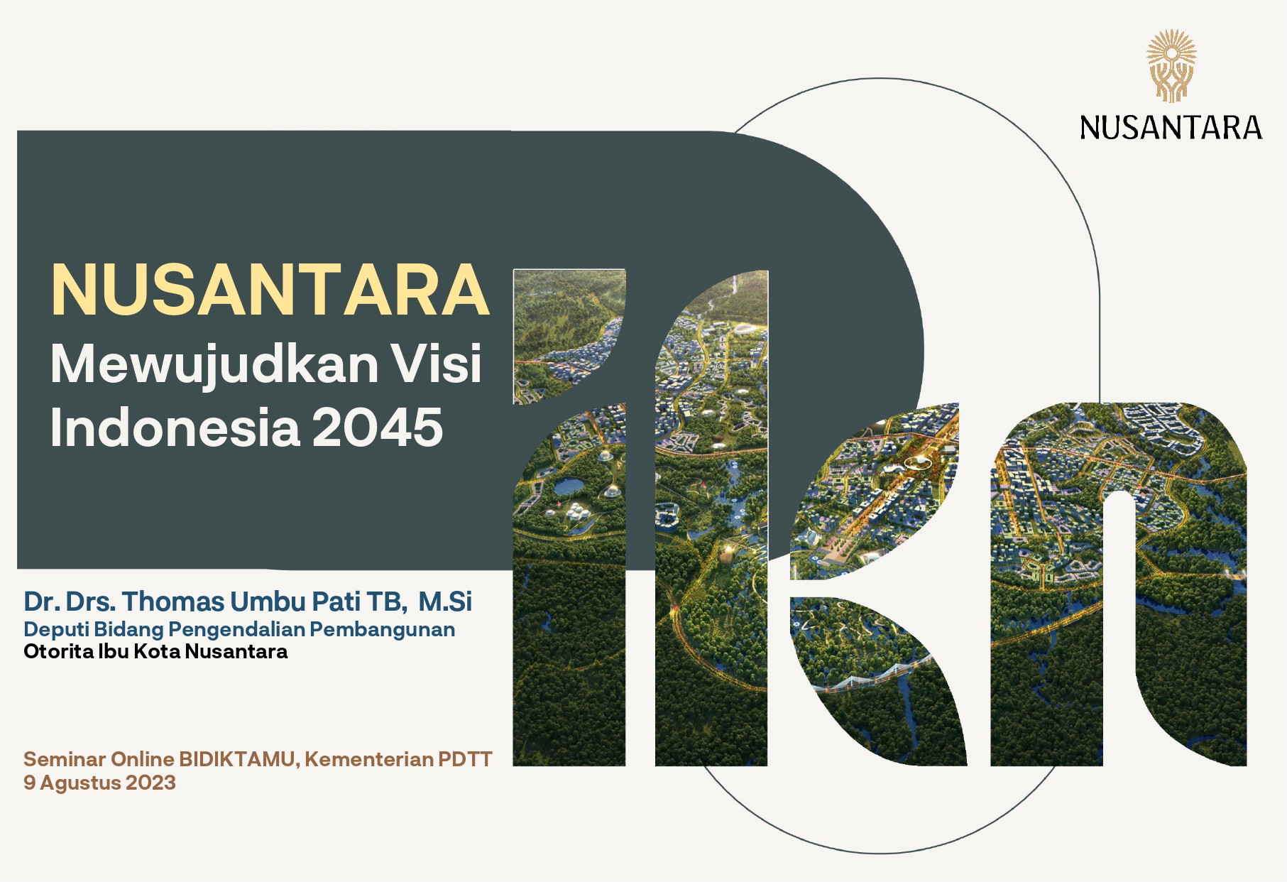 NUSANTARA  MewujudkanVisi  Indonesia 2045